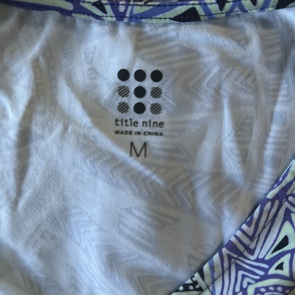 Blue Geometric Pattern Dress - Picture 2 of 3